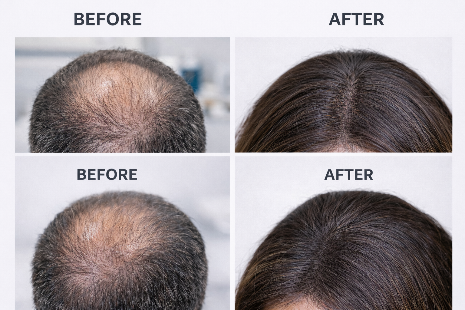 hair mesotherapy before and after results